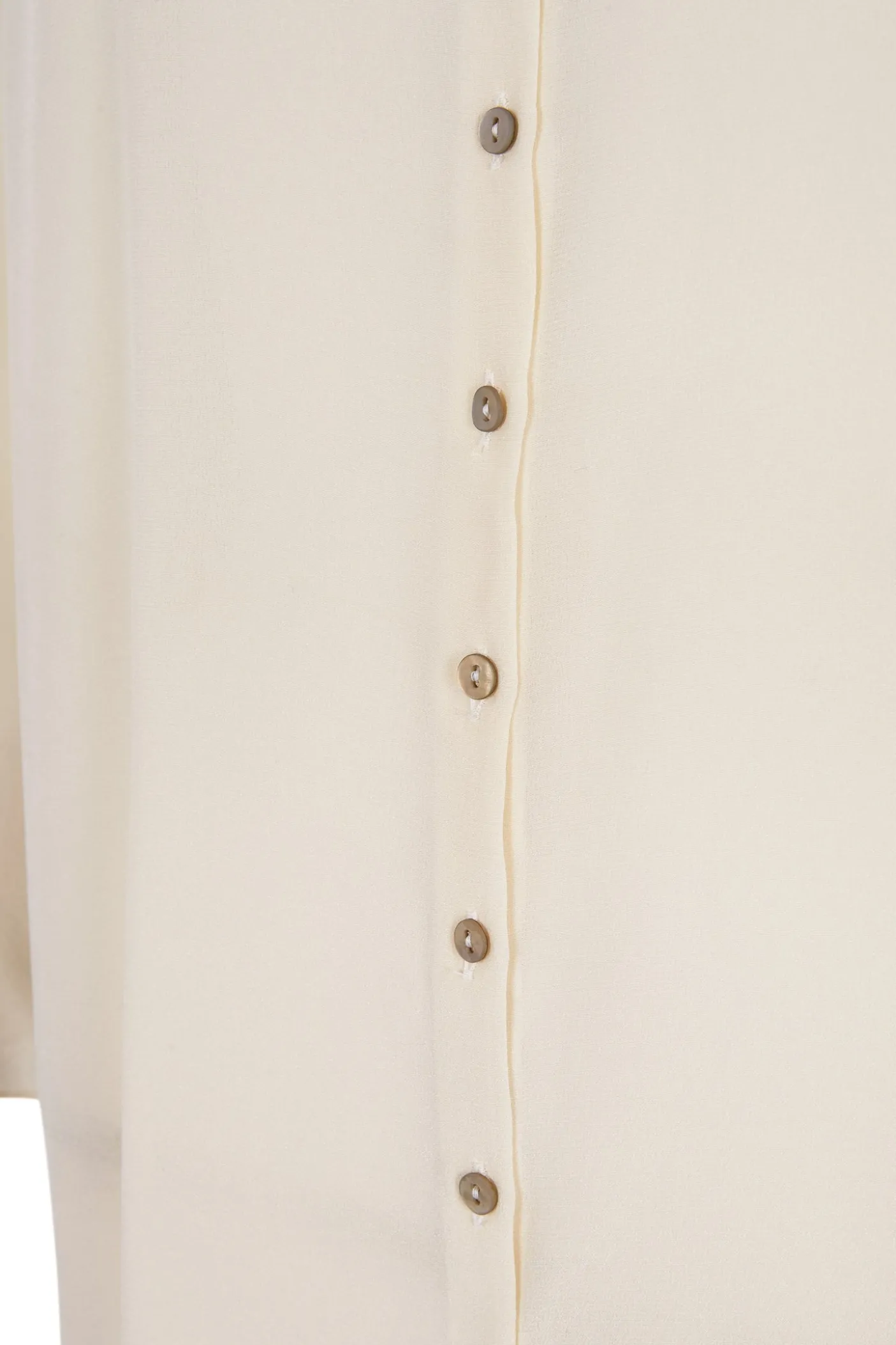 Agnes, camisa en seda marfil