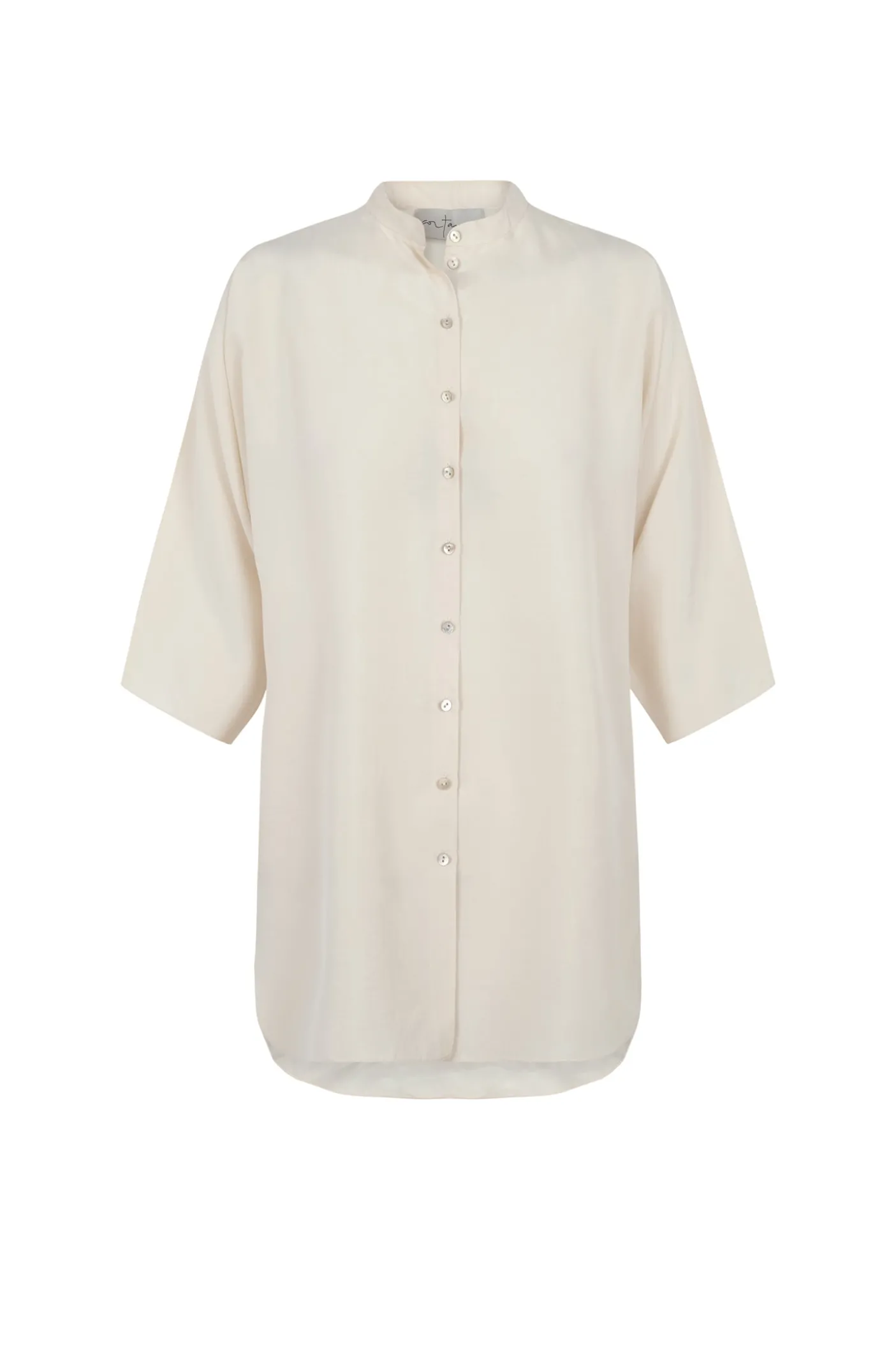 Alba, vanilla silk shirt
