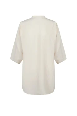 Alba, vanilla silk shirt