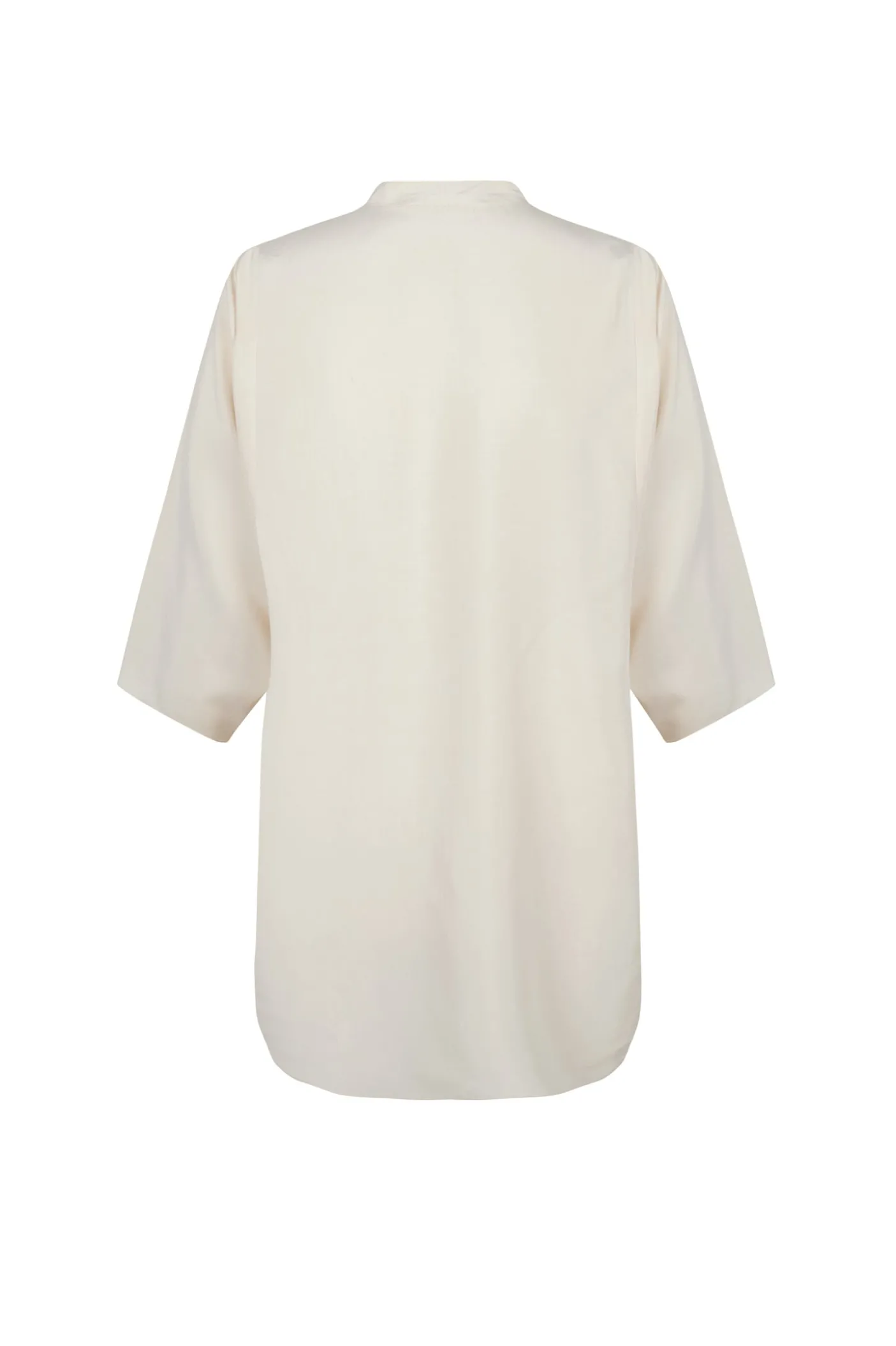 Alba, vanilla silk shirt