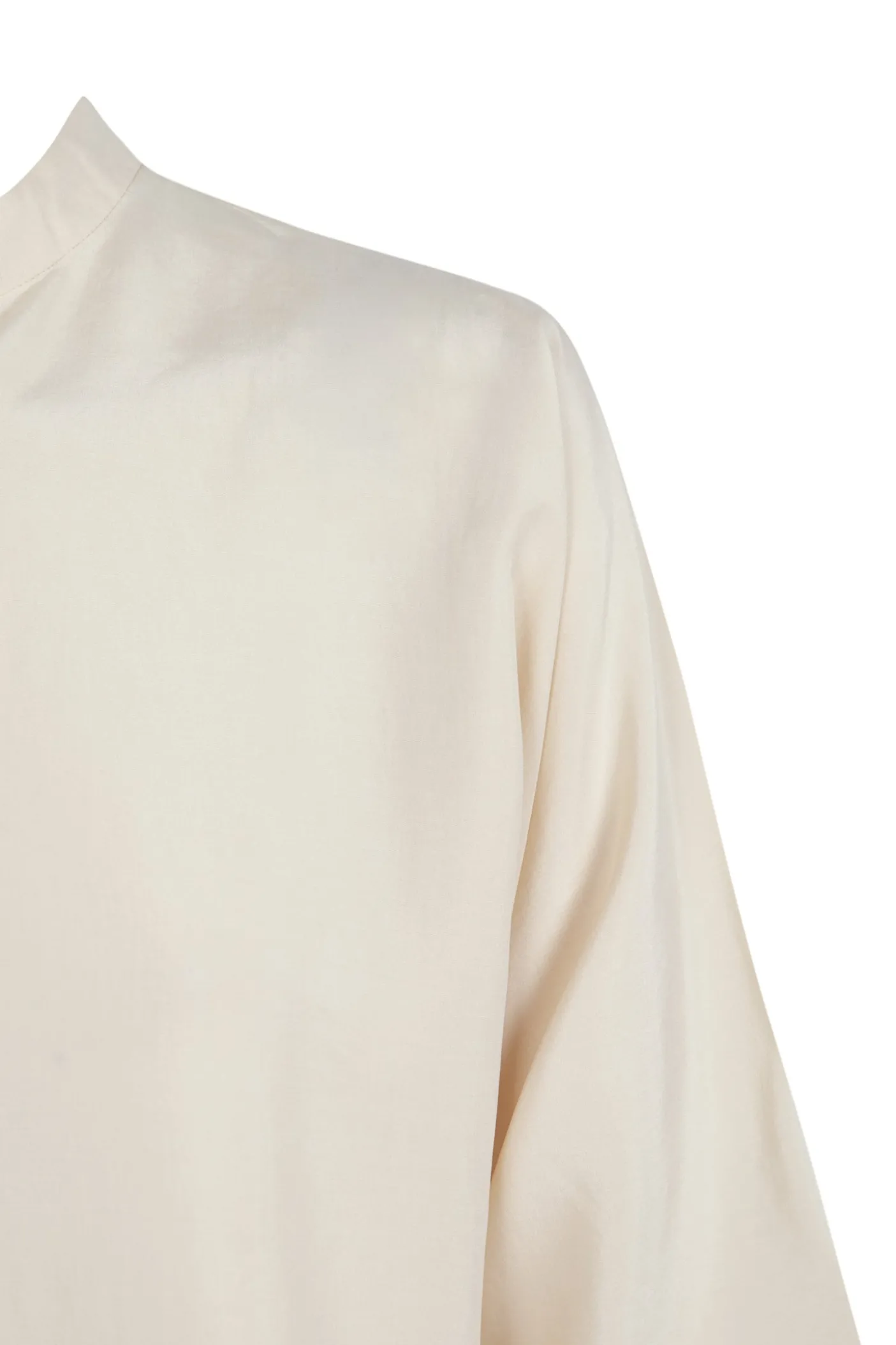 Alba, vanilla silk shirt