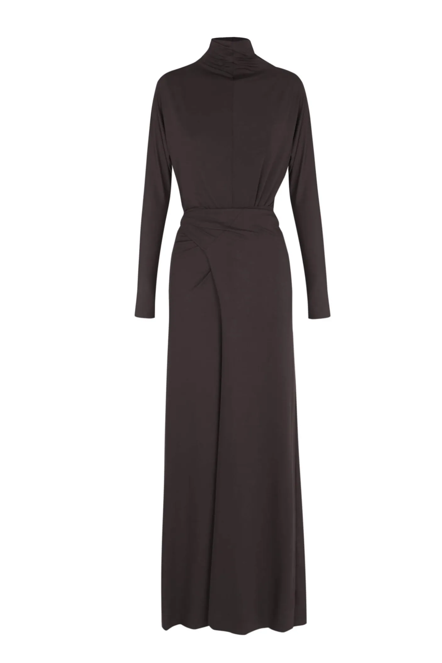 Alice, graphite stretch cupro dress
