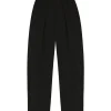 Ama, pantalon en lino y seda negro