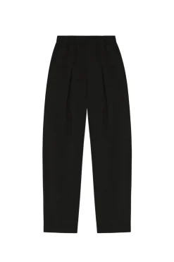Ama, pantalon en lino y seda negro