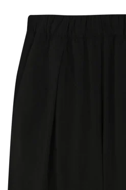 Ama, pantalon en lino y seda negro