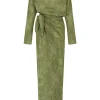 Amina, amantis print silk dress