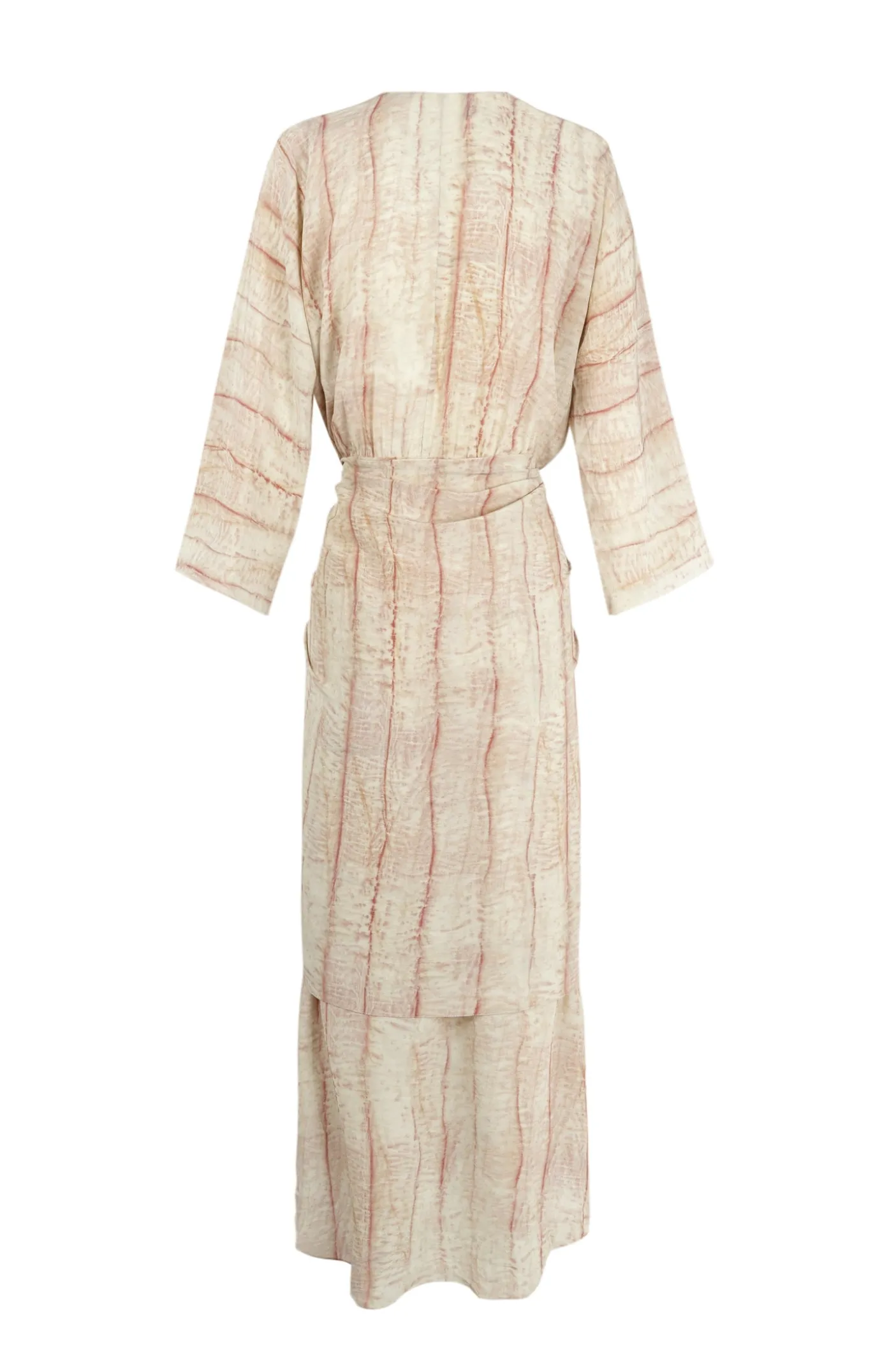 Antibes, irony print silk dress