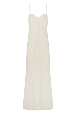 Bambina, ivory linen dress