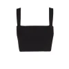 Bambino, bandeau top in black knit