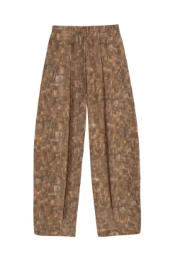 Braque, cube print silk pants