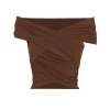 Canela, cinnamon crop top