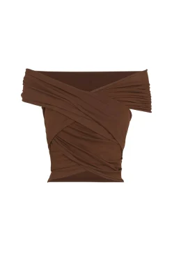 Canela, cinnamon crop top