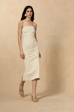 Canvas, ivory dress
