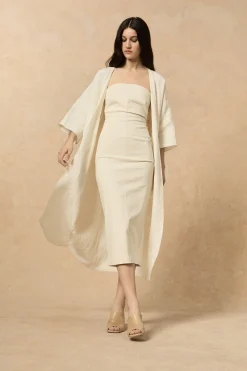 Canvas, ivory dress