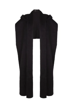 Ciel, black mohair hood
