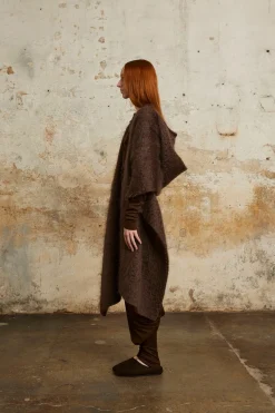Ciel, capucha de mohair burdeos