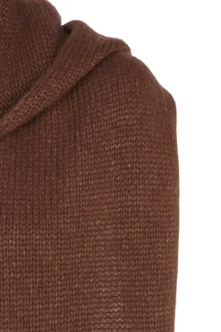 Circ, bufanda de baby alpaca y seda blush