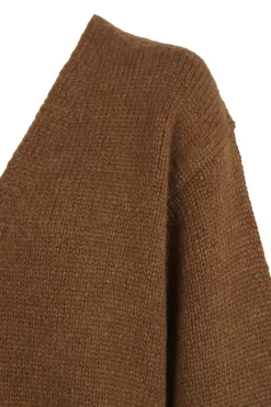 Circ, cardigan de baby alpaca y seda tabaco