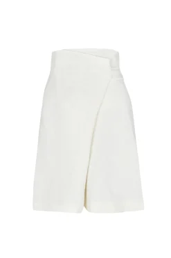 Costa, ivory linen shorts