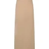 Dakota, pink in linen and virgin wool skirt