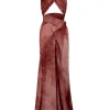 Dali, fade red transformable dress