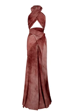 Dali, fade red transformable dress