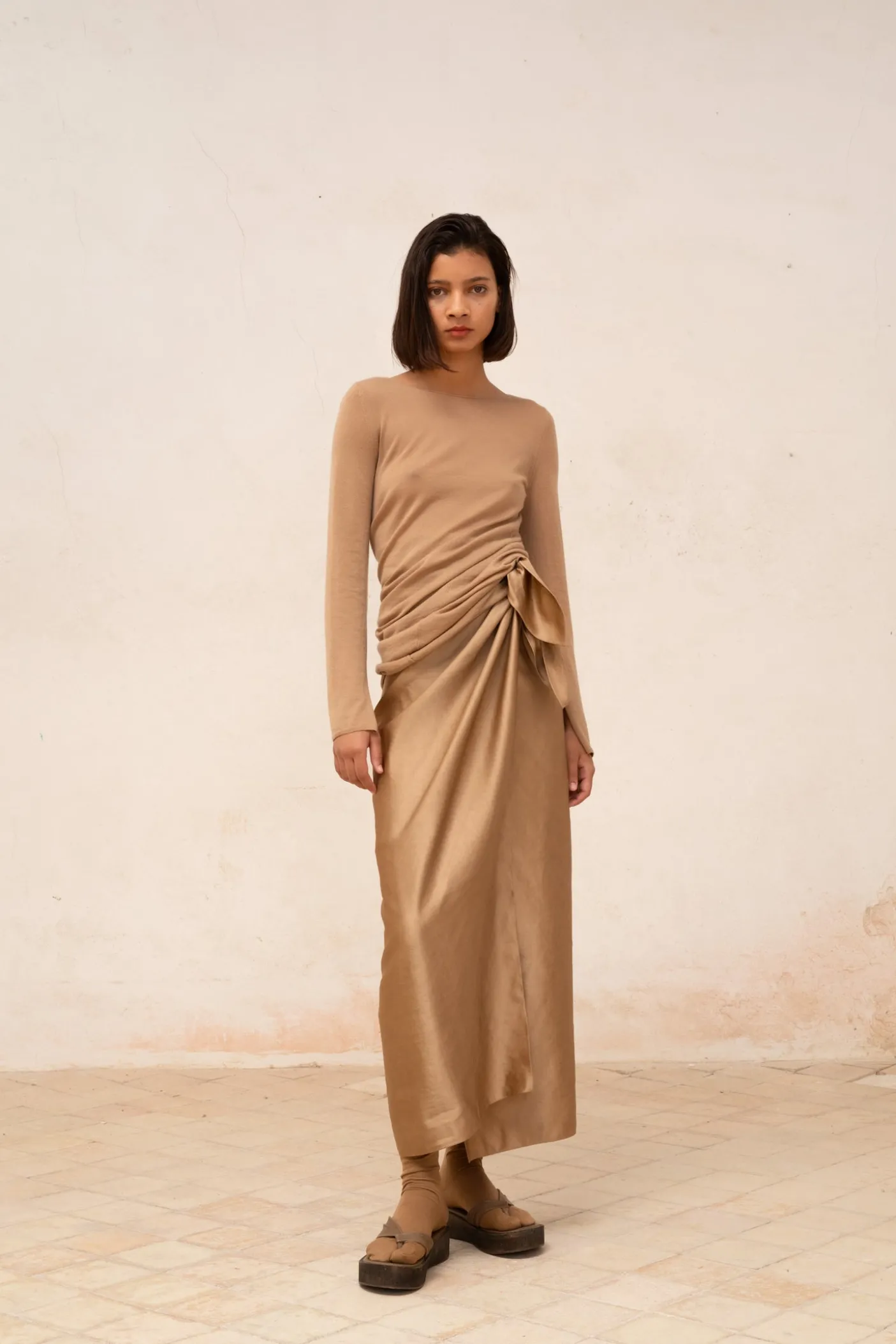 Daria, cocoa cashmere jumper