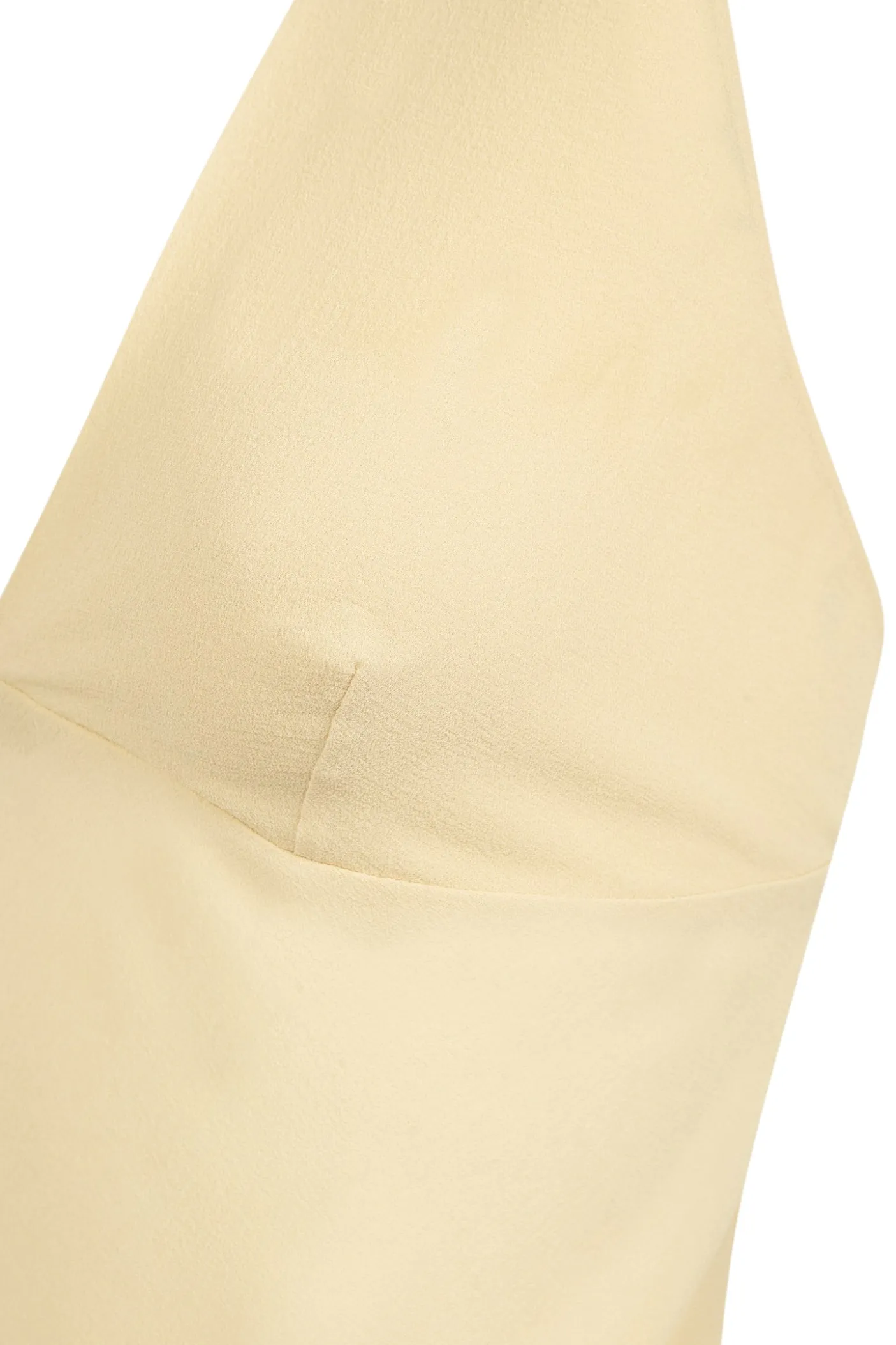 Dora, beige silk georgette top