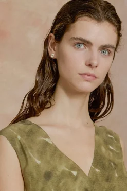 Dubhe, silver earring