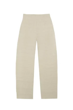 Fania, pantalon de lino y viscosa piedra