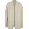 Fania, stone gray linen and viscose jacket