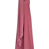 Farah, convertible dress in pink silk