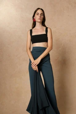 Fiona, blue pants