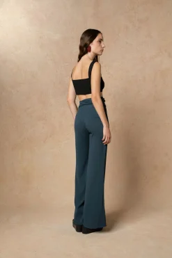 Fiona, blue pants