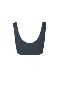 Fiona, crop top azul