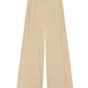 Frances, long pants in vanilla silk