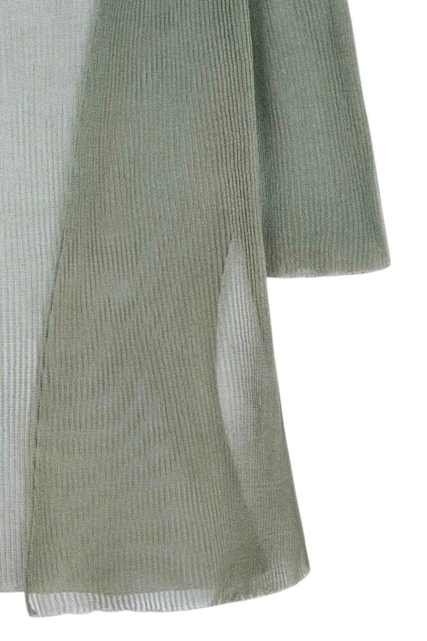 Giulia, chaqueta en punto de seda aqua