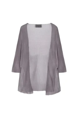 Giulia, chaqueta en punto de seda lavanda