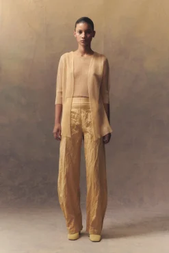 Giulia, chaqueta en punto de seda lavanda