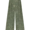Irina, printed silk pants