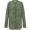 Irina, printed silk shirt