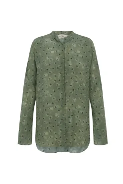 Irina, printed silk shirt