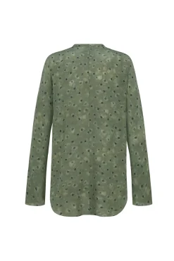 Irina, printed silk shirt