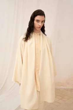 Jack, ivory yak wool jacket