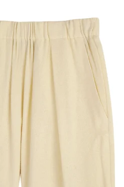 Jackie, ivory yak wool pants