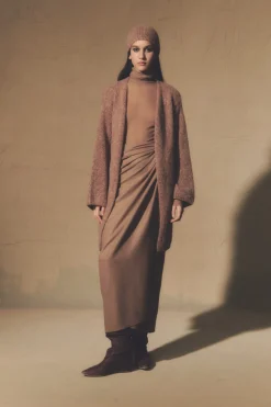 Jenna, top en lana virgen dune