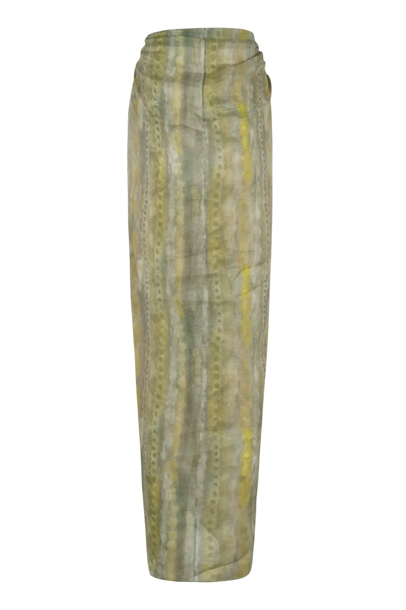 Jill, printed ramie sarong skirt