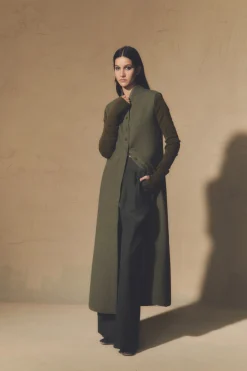 Jo, chaleco doble faz verde