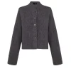 Jo, chaqueta doble faz gris