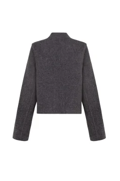 Jo, chaqueta doble faz gris